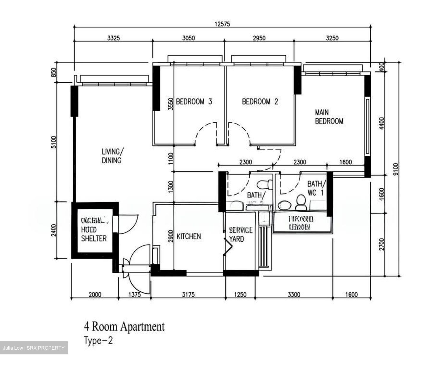 Blk 473C Hougang Parkedge (Hougang), HDB 4 Rooms #576745761